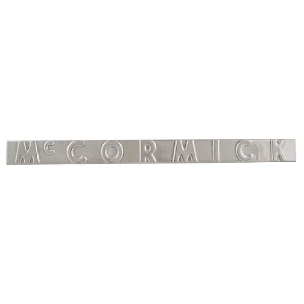 Aftermarket "McCormick" Side Emblem Fits Case IH 300 350 400 450 Fits International 362317R1 - main